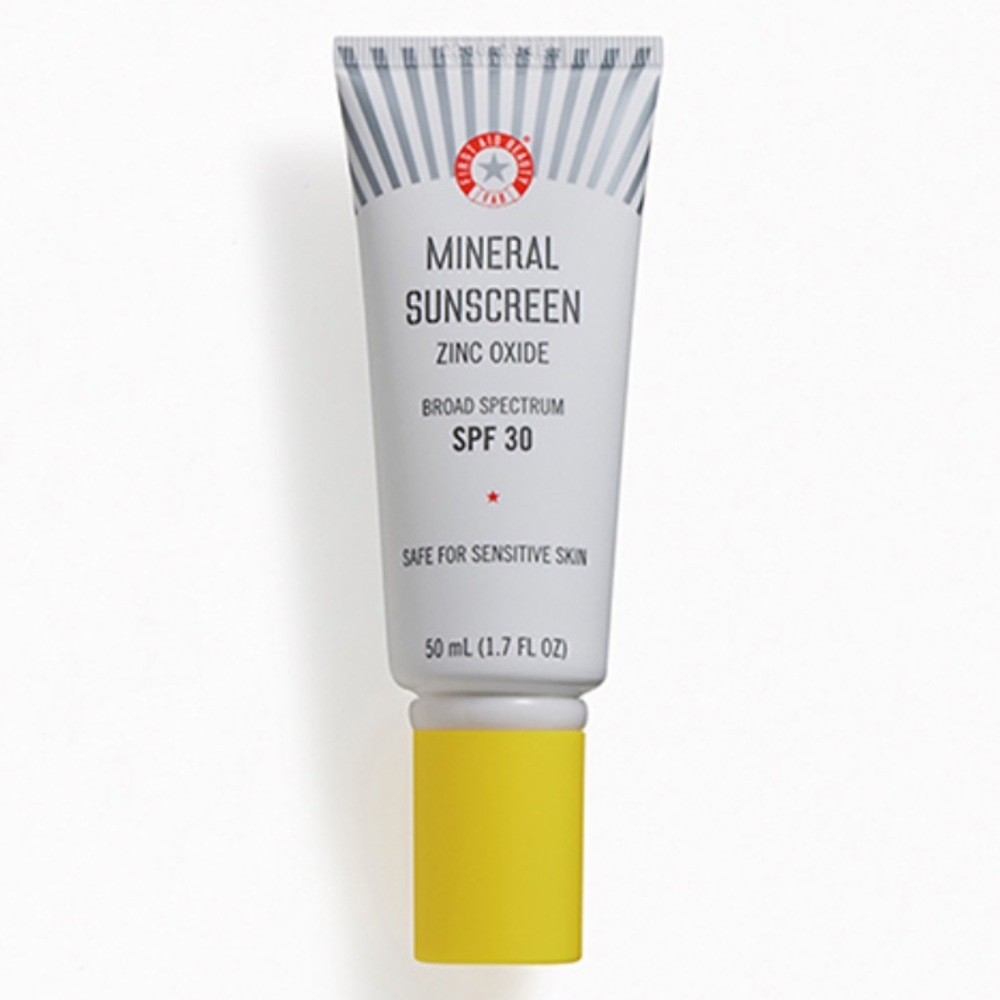 NEW FAB First Aid Beauty Mineral Sunscreen SPF 30 Zinc Oxide Full Size 50 mL
